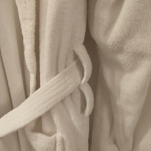 100% Plush Thick Cotton Terry 16 oz Robe and Slippers Set - Picture 10 of 14